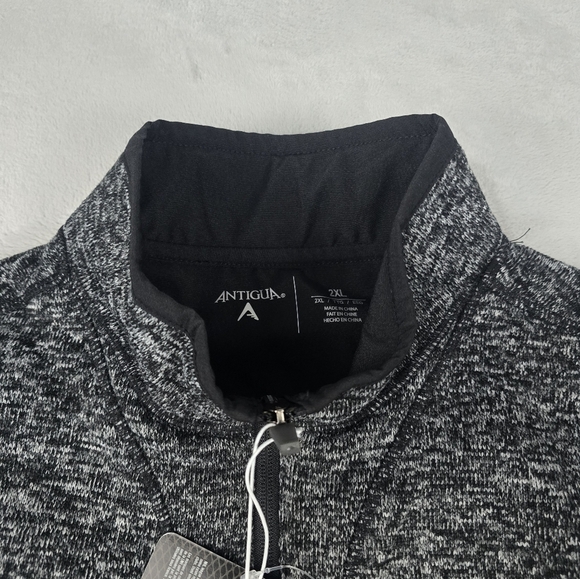 Antigua Mens 1/4 Zip Fleece  Pullover Sweater NHL Vegas Golden Knights 2XL - Picture 4 of 7